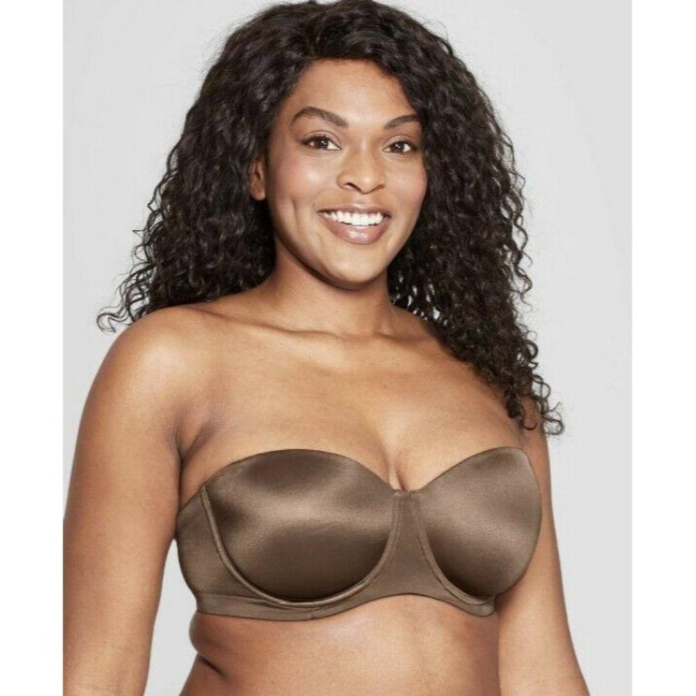 LIGHTLY LINED CONVERTIBLE STRAPLESS BRA COCOA 32AA AUDEN TARGET NEW W/TAGS 45!